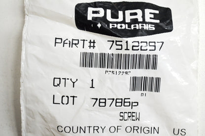 OEM Polaris 7512297 Screw Qty 2 NOS
