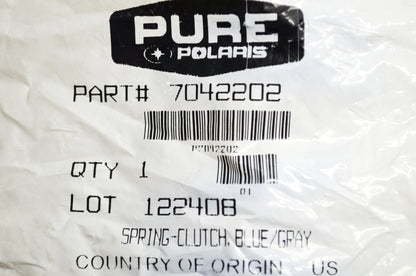 OEM Polaris 7042202 Blue/Gray Clutch Spring NOS