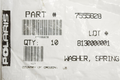 OEM Polaris 7555828 Spring Washer Qty 9 NOS