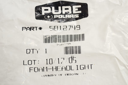 OEM Polaris 5812749 Headlight Seal Foam 50" NOS