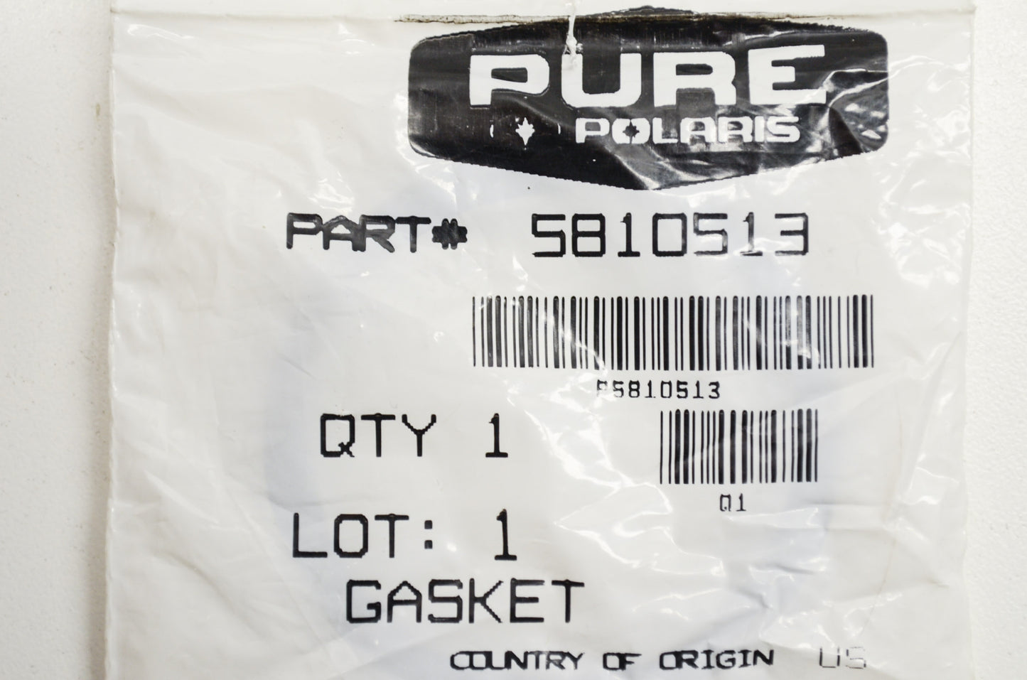 New OEM Polaris 5810513 Gas Cap Gasket NOS