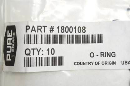 OEM Polaris 1800108 O-Ring Qty 5 NOS