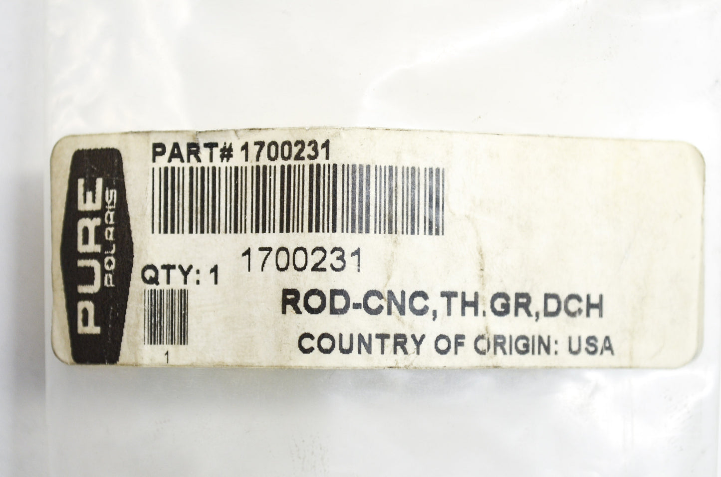OEM Polaris 1700231 Shaft NOS