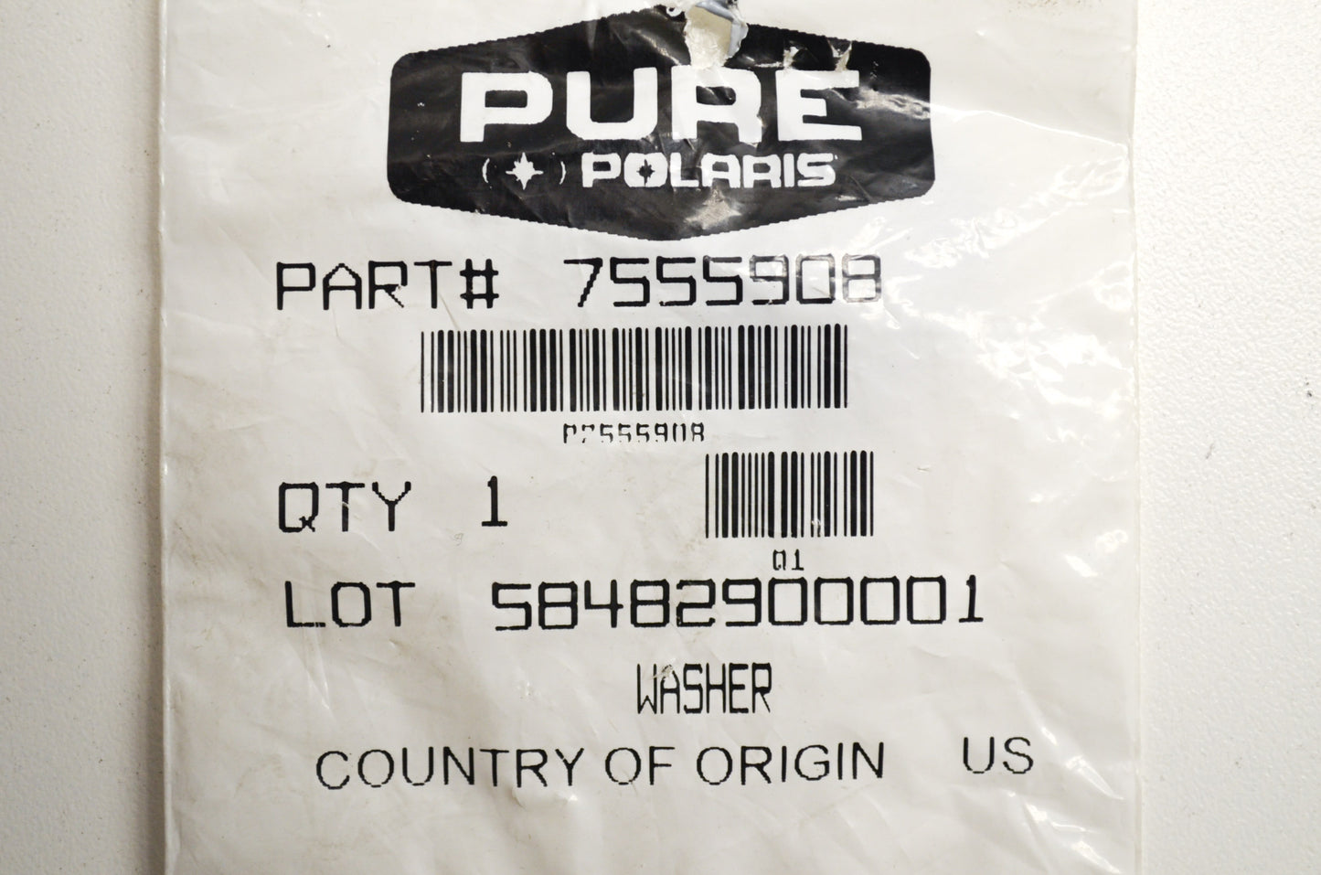 OEM Polaris 7555908 Washer NOS