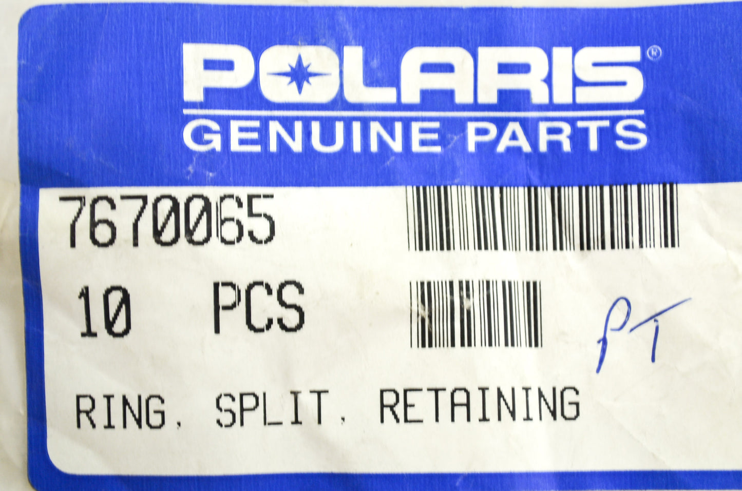 OEM Polaris 7670065 Split Retainer Ring Qty 6 NOS