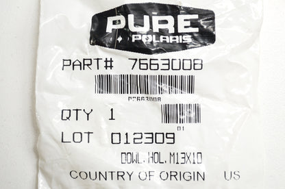OEM Polaris 7663008 Hollow Dowel M13x10 Qty 2 NOS