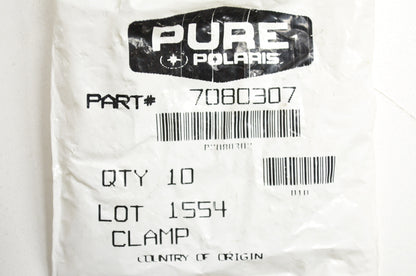 OEM Polaris 7080307 Hose Clamp Qty 2 NOS