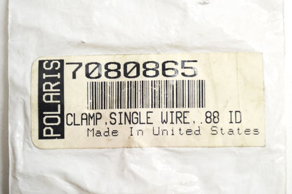 OEM Polaris 7080865 Single Wire Clamp .88 ID NOS