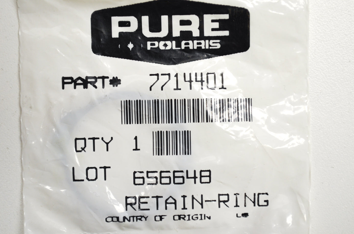 OEM Polaris 7714401 Retaining Ring Qty 3 NOS