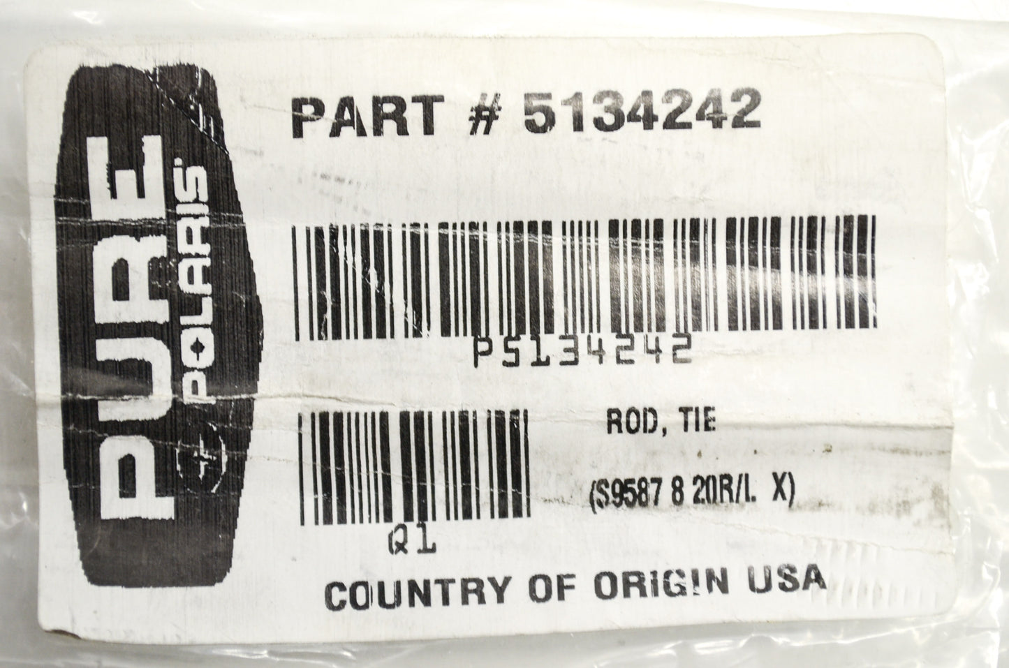 OEM Polaris 5134242 Tie Rod 1/2-20X12.21 NOS