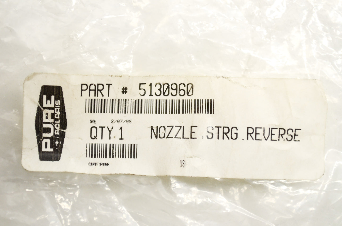 OEM Polaris 5130960 Reverse Steering Nozzle NOS