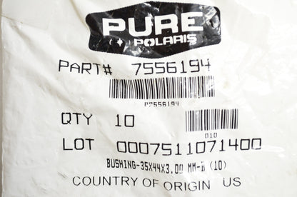 OEM Polaris 7556194 Bushing 35X44X3.00 MM-B Qty 3 NOS