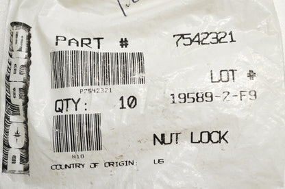 OEM Polaris 7542321 Flange Nut Qty 5