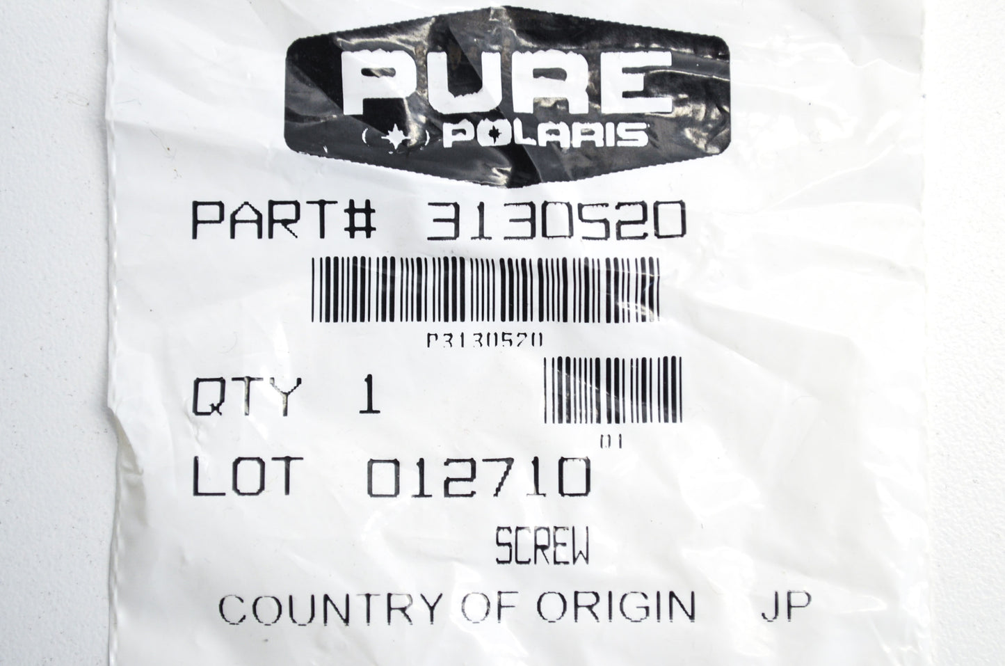 OEM Polaris 3130520 Screw Qty 3 NOS
