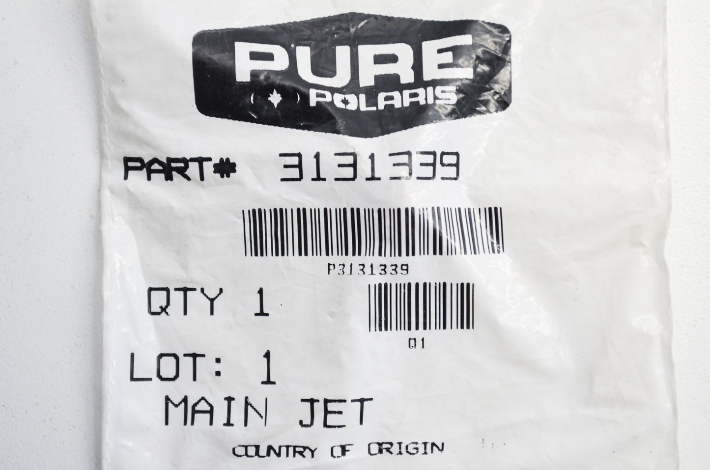 OEM Polaris 3131339 Main Jet 70 NOS