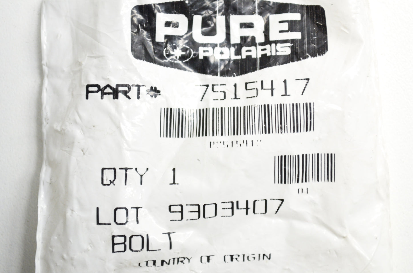 OEM Polaris 7515417 Screw Qty 2 NOS