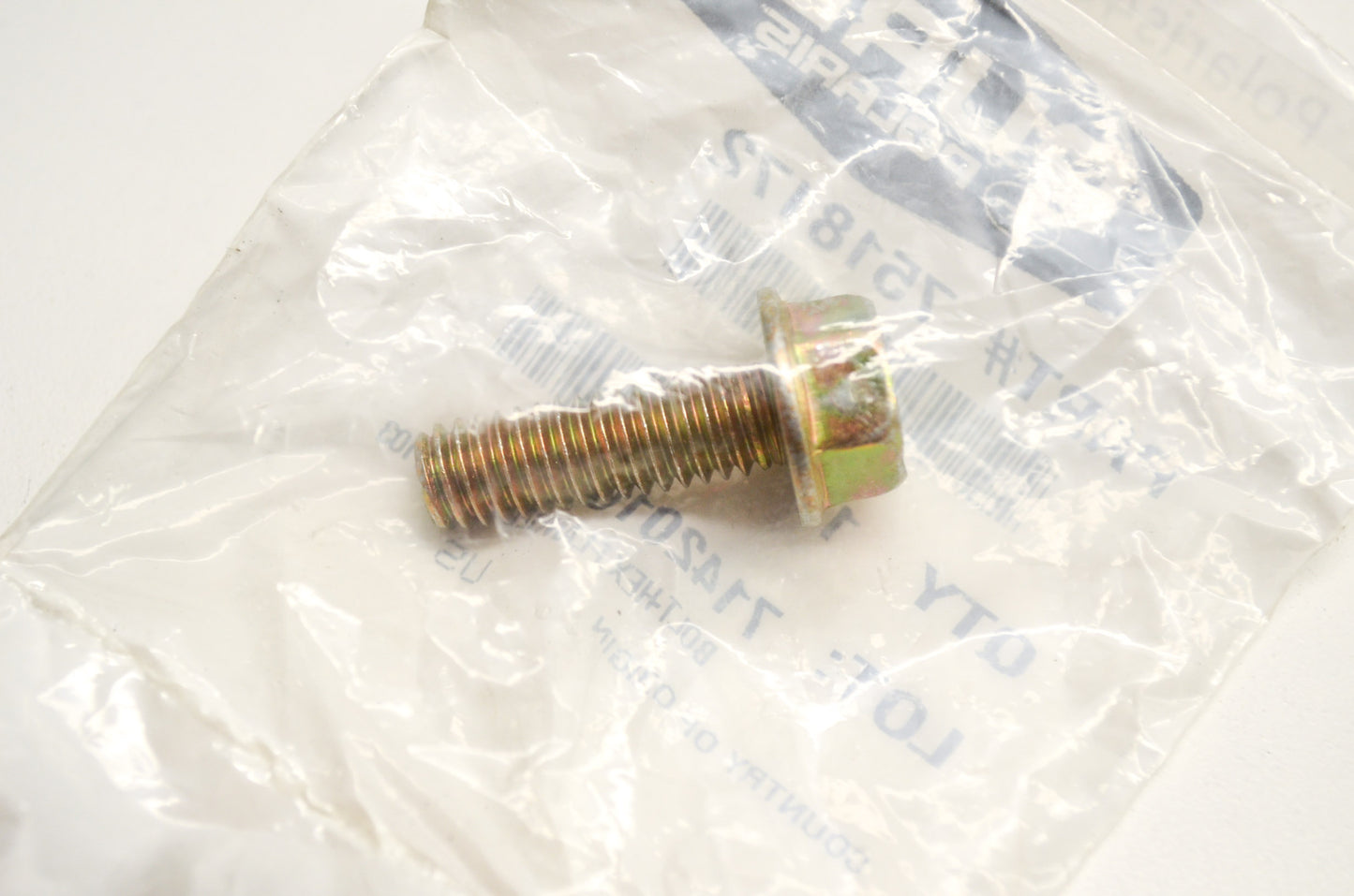 OEM Polaris 7518172 Flanged Hex Bolt 026HM103 NOS