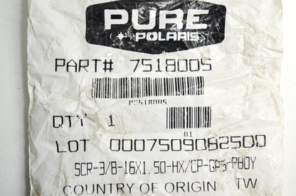 OEM Polaris 7518005 Screw 3/8-16X1.50 NOS