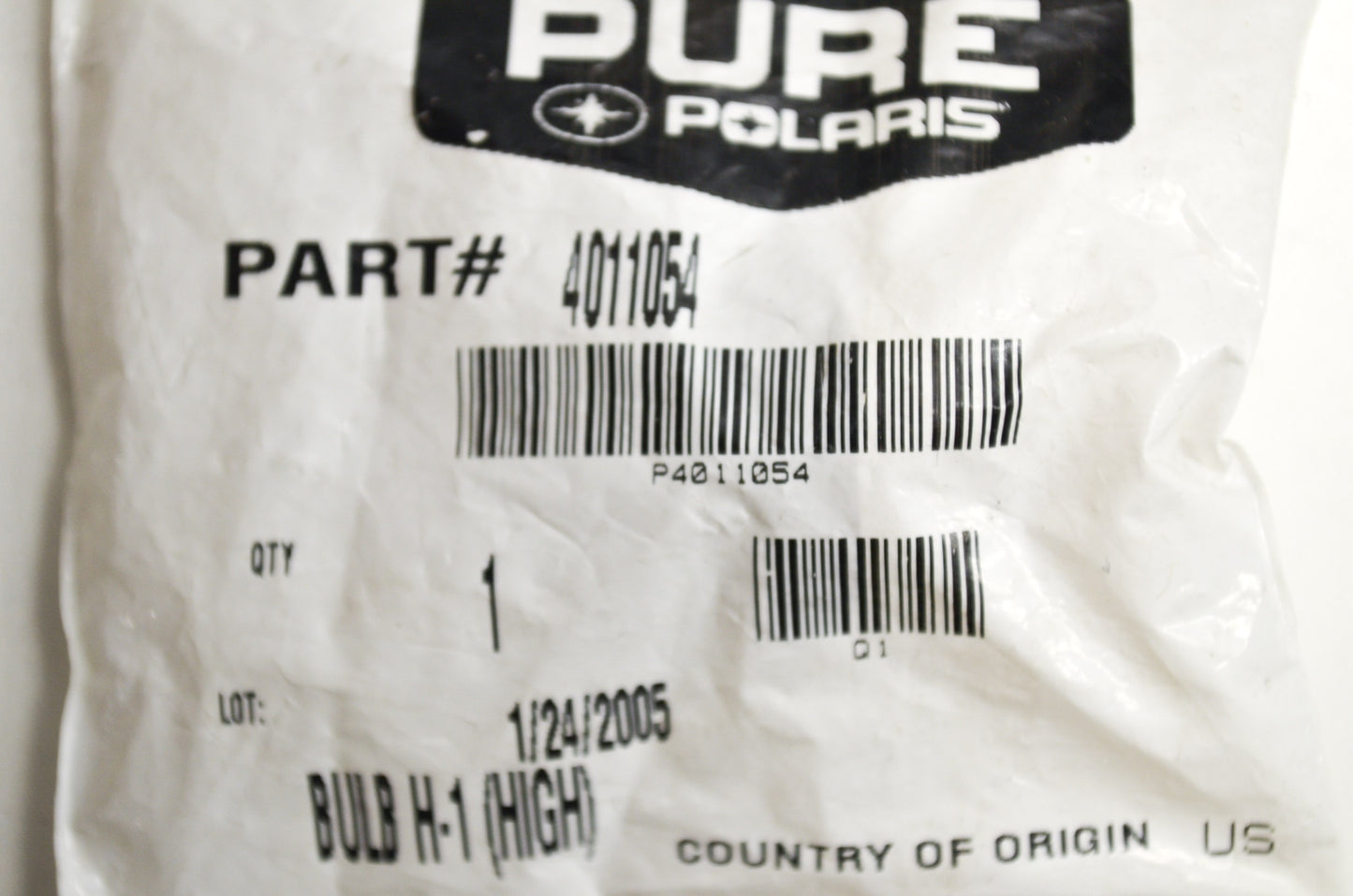 OEM Polaris 4011054 Halogen Bulb H1 NOS