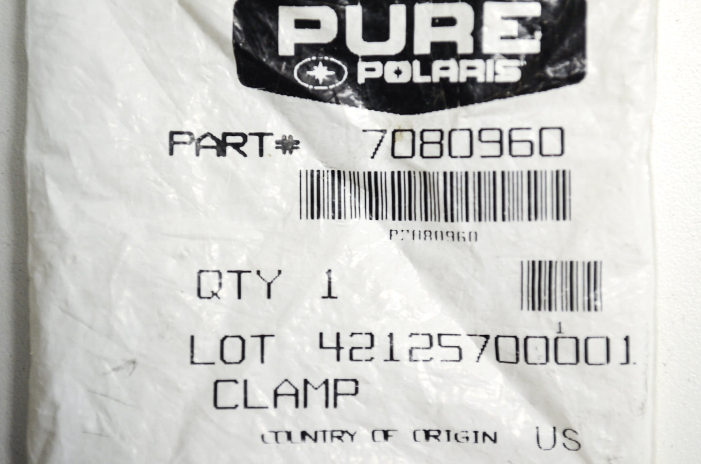 OEM Polaris 7080960 Nylon Cable Clamp 5/16" Qty 2 NOS