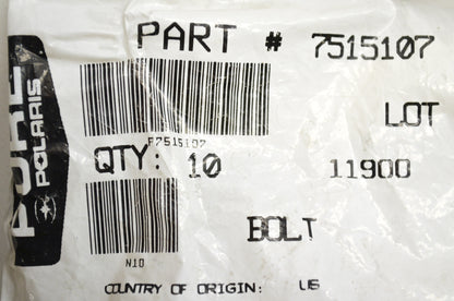 OEM Polaris 7515107 Bolt Qty 7 NOS