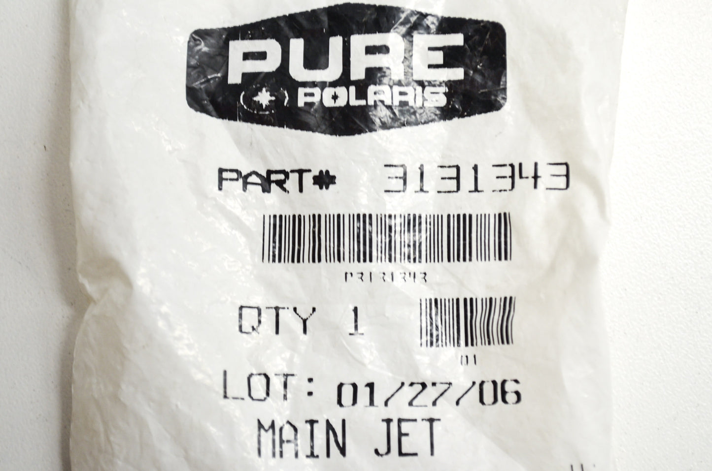 OEM Polaris 3131343 Main Jet 80 NOS
