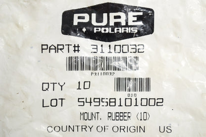 OEM Polaris 3110032 Rubber Mount Qty 2 NOS