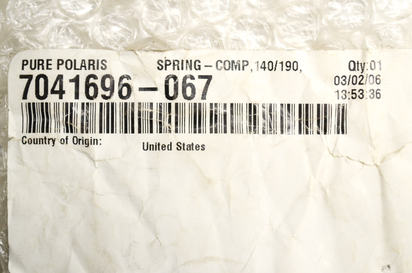 Suspension Coil Spring Series 10 UTV Series 11 UTV NOS