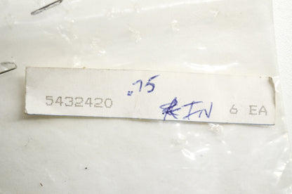 OEM Polaris 5432420 Black Hinged Screw Cover Qty 5 NOS