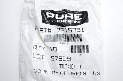 OEM Polaris 7515391 Bolt Qty 8 NOS