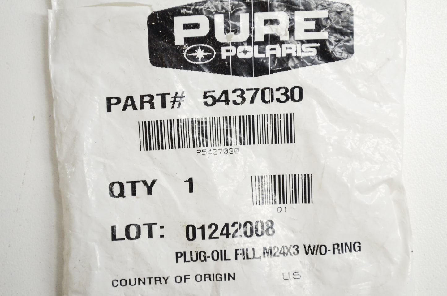 Oil Plug Outlaw 450 525 NOS