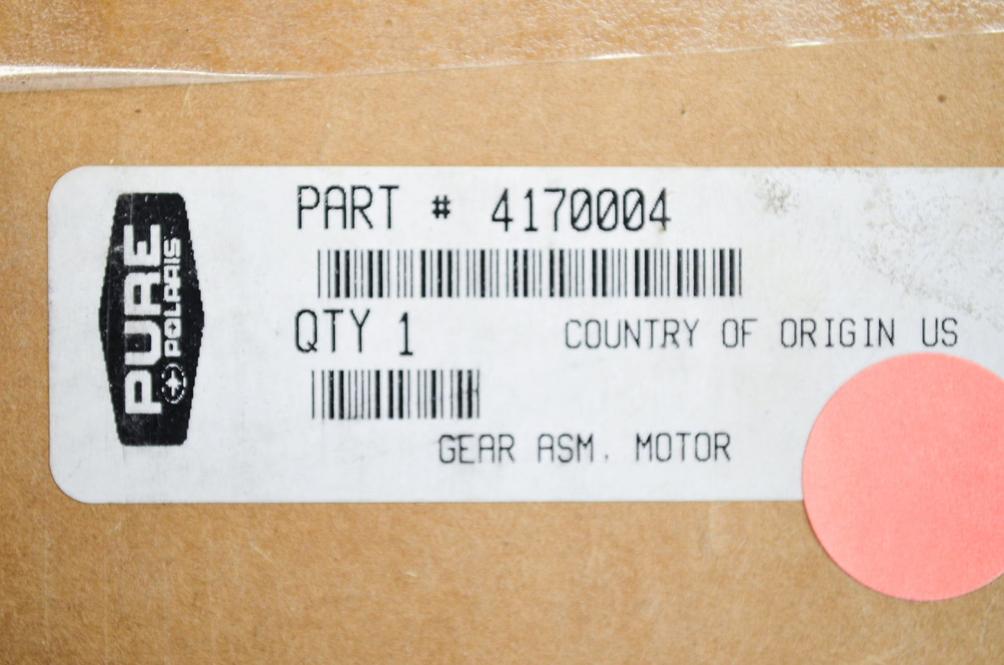 OEM Polaris 4170004 Motor Gear Assembly NOS