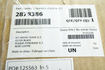 OEM Polaris 2878386 G3 Plow Mount NOS