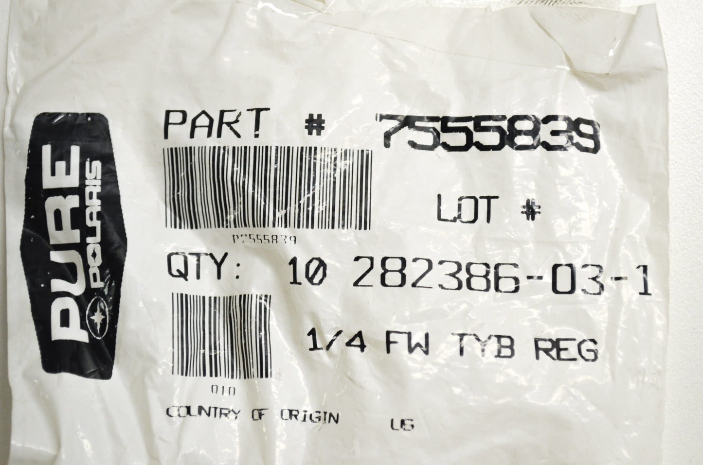 OEM Polaris 7555839 Stainless Steel Flat Washer Qty 15 NOS