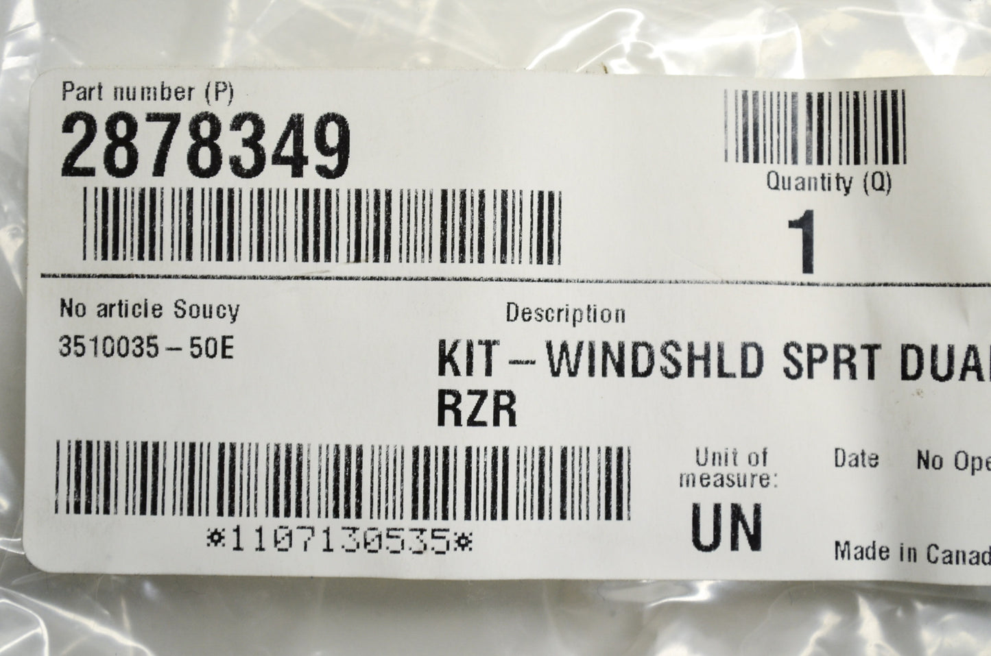 Dual Windshield NOS