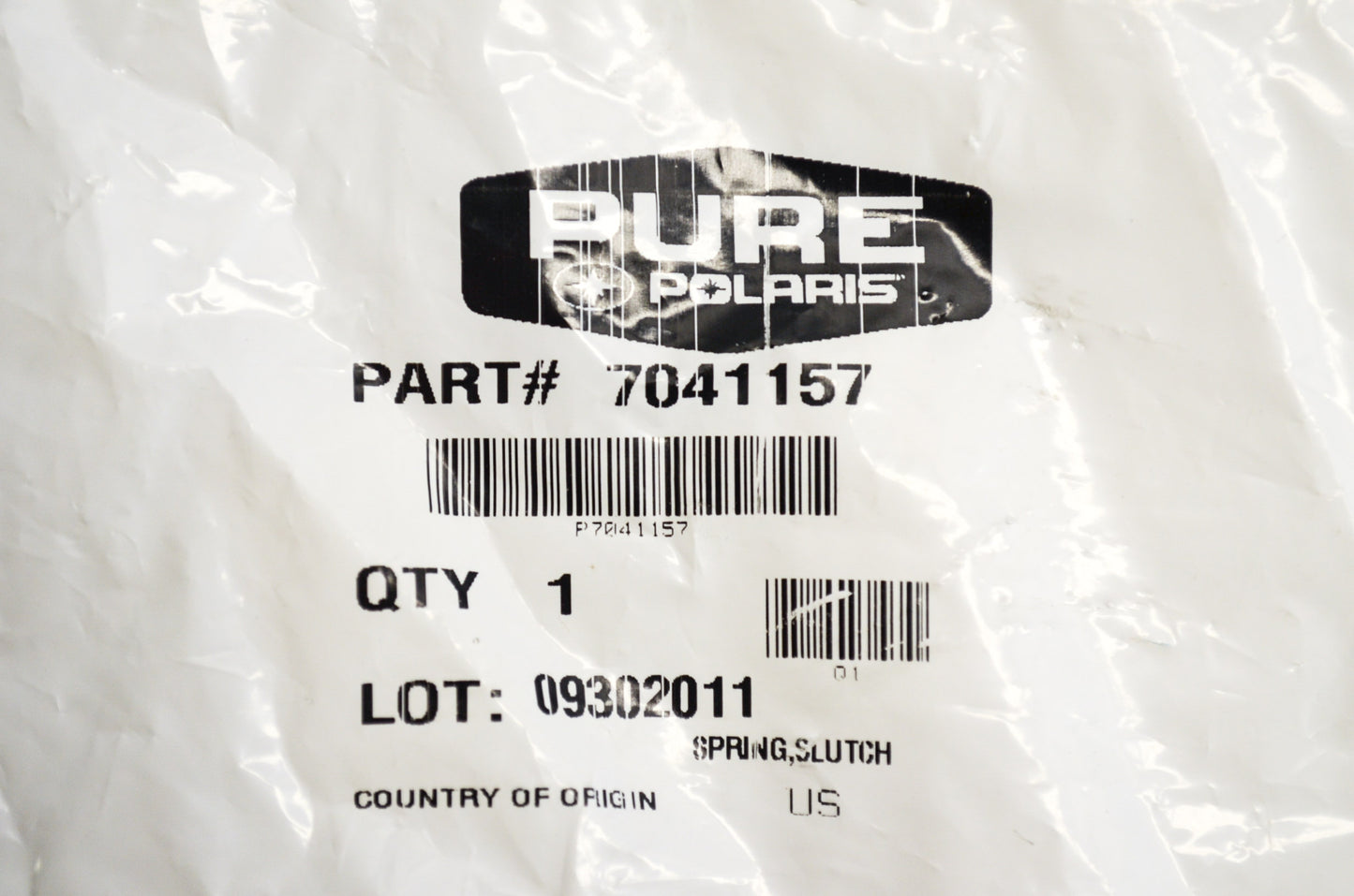 OEM Polaris 7041157 Blue/Green Clutch Spring NOS