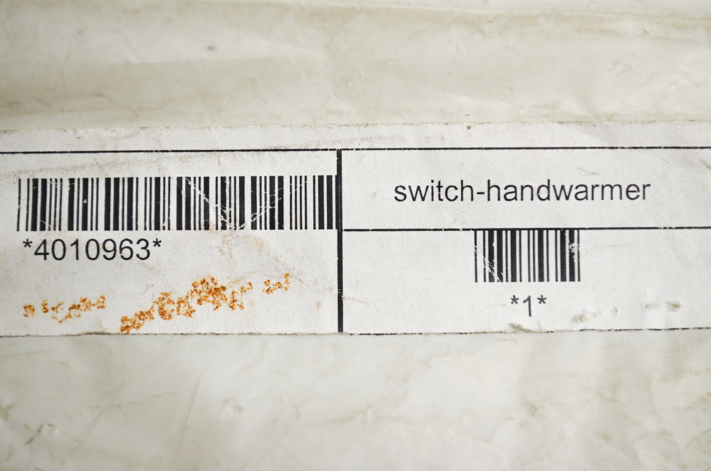 OEM Polaris 4010963 Hi/Lo Hand Warmer Switch NOS