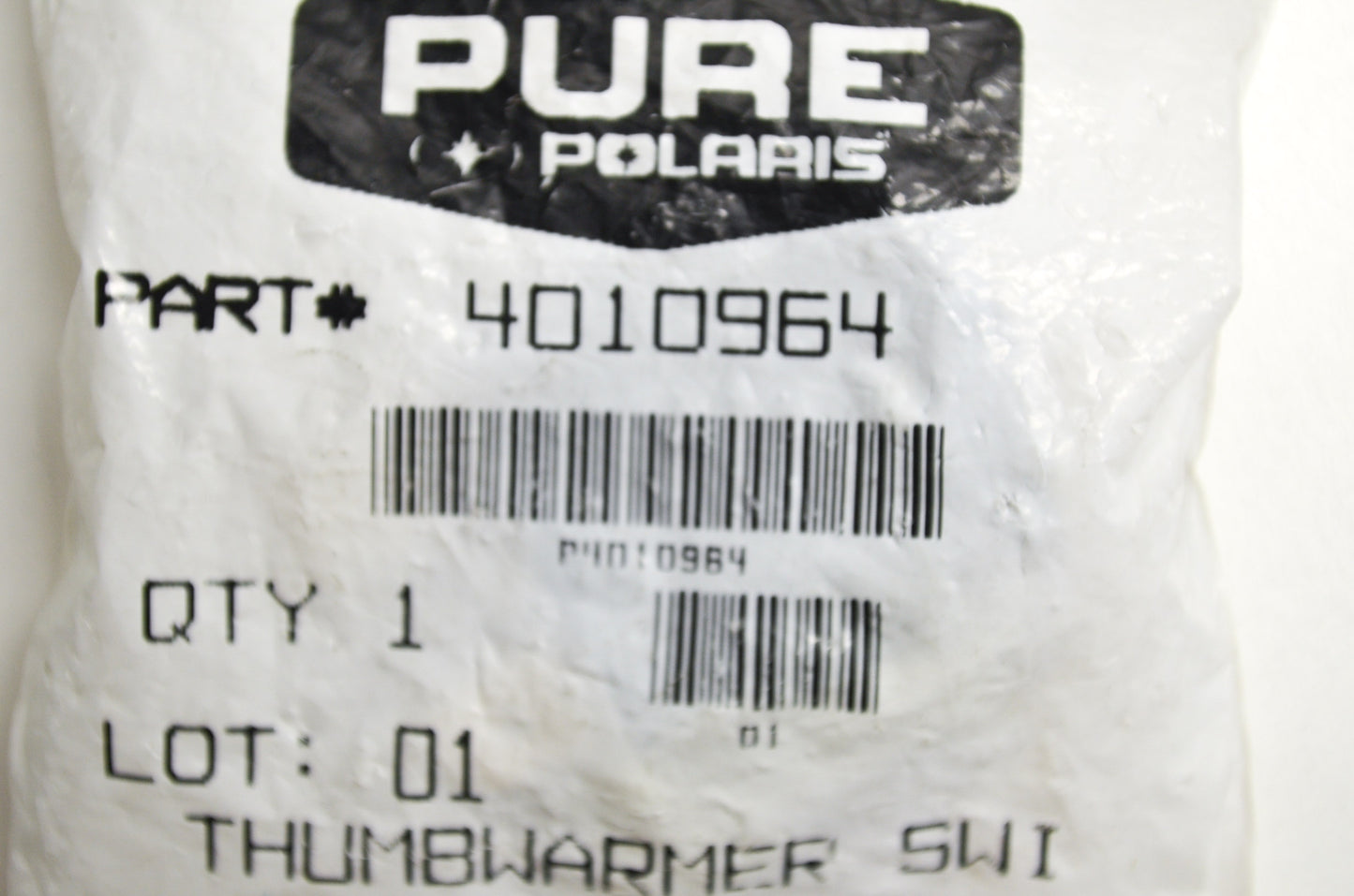 OEM Polaris 4010964 Hi/Lo Thumb Warmer Switch NOS