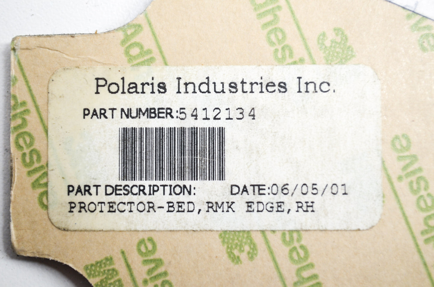 OEM Polaris 5412134 Right Bed Protector NOS