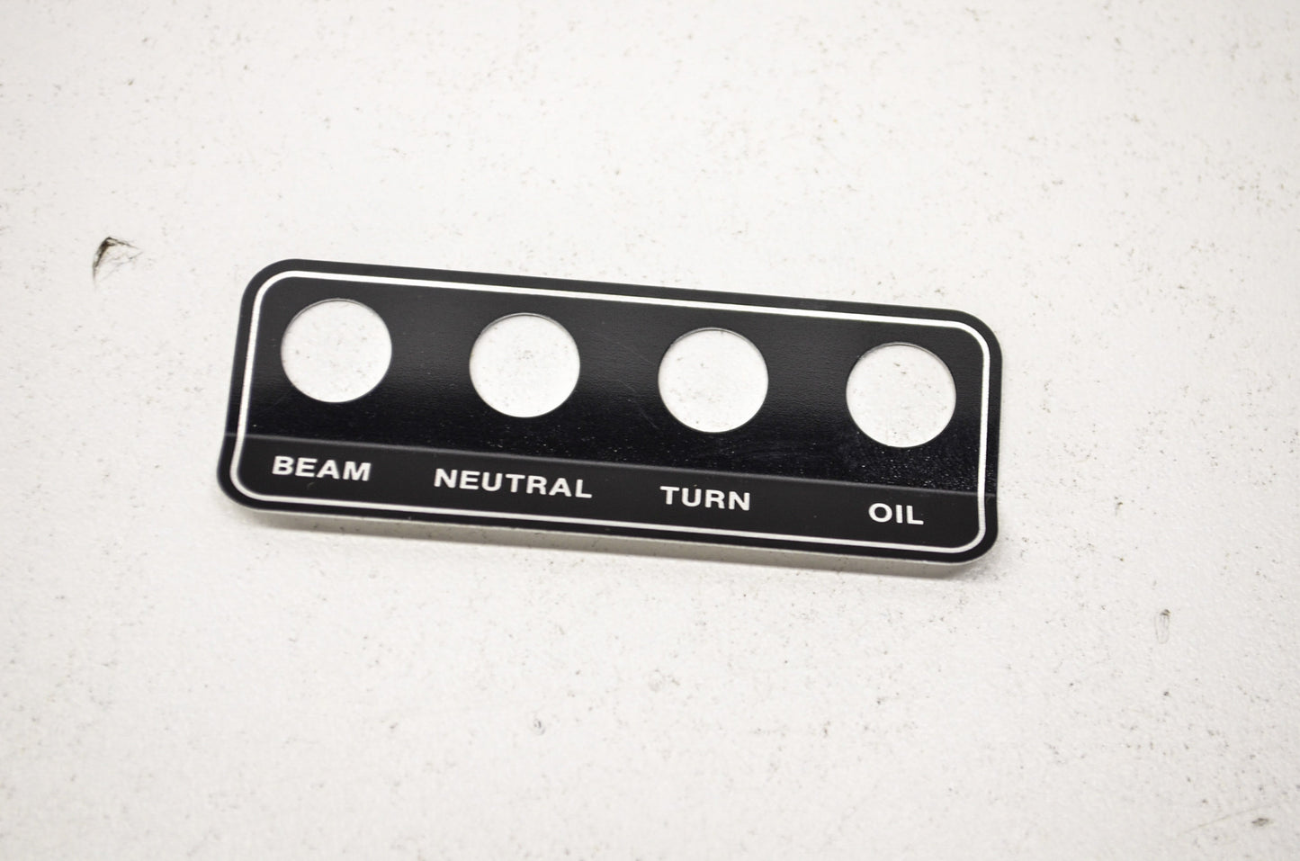 Indicator Lamp Trim Plate NOS