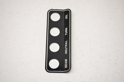 Indicator Lamp Trim Plate NOS