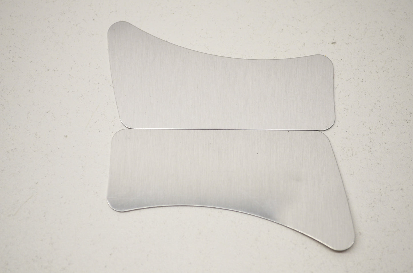 OEM Harley-Davidson 99696-00 Brushed Aluminum Pocket Insert Qty 2 NOS