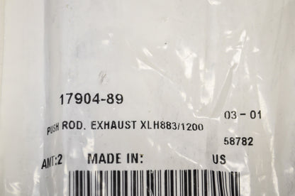 OEM Harley-Davidson 17904-89 Exhaust Push Rod NOS