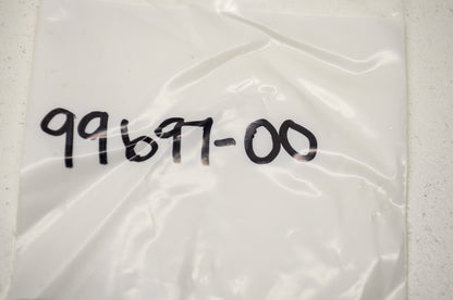 OEM Harley-Davidson 99697-00 Brushed Aluminum Pocket Insert Qty 2 NOS