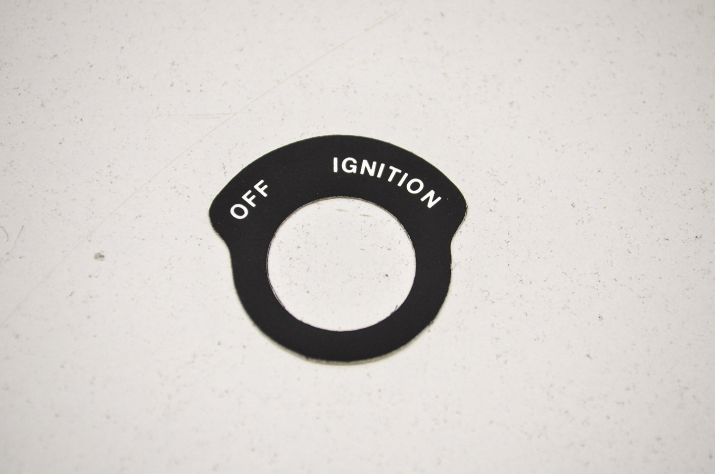 Ignition Label NOS