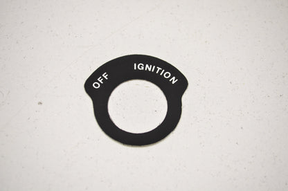 Ignition Label NOS