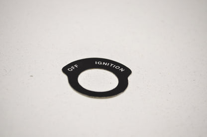 Ignition Label NOS