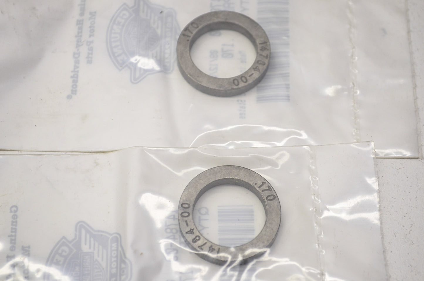 OEM Harley-Davidson 14784-00 Spacer .170 Qty 2 NOS