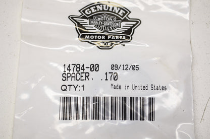 OEM Harley-Davidson 14784-00 Spacer .170 Qty 2 NOS