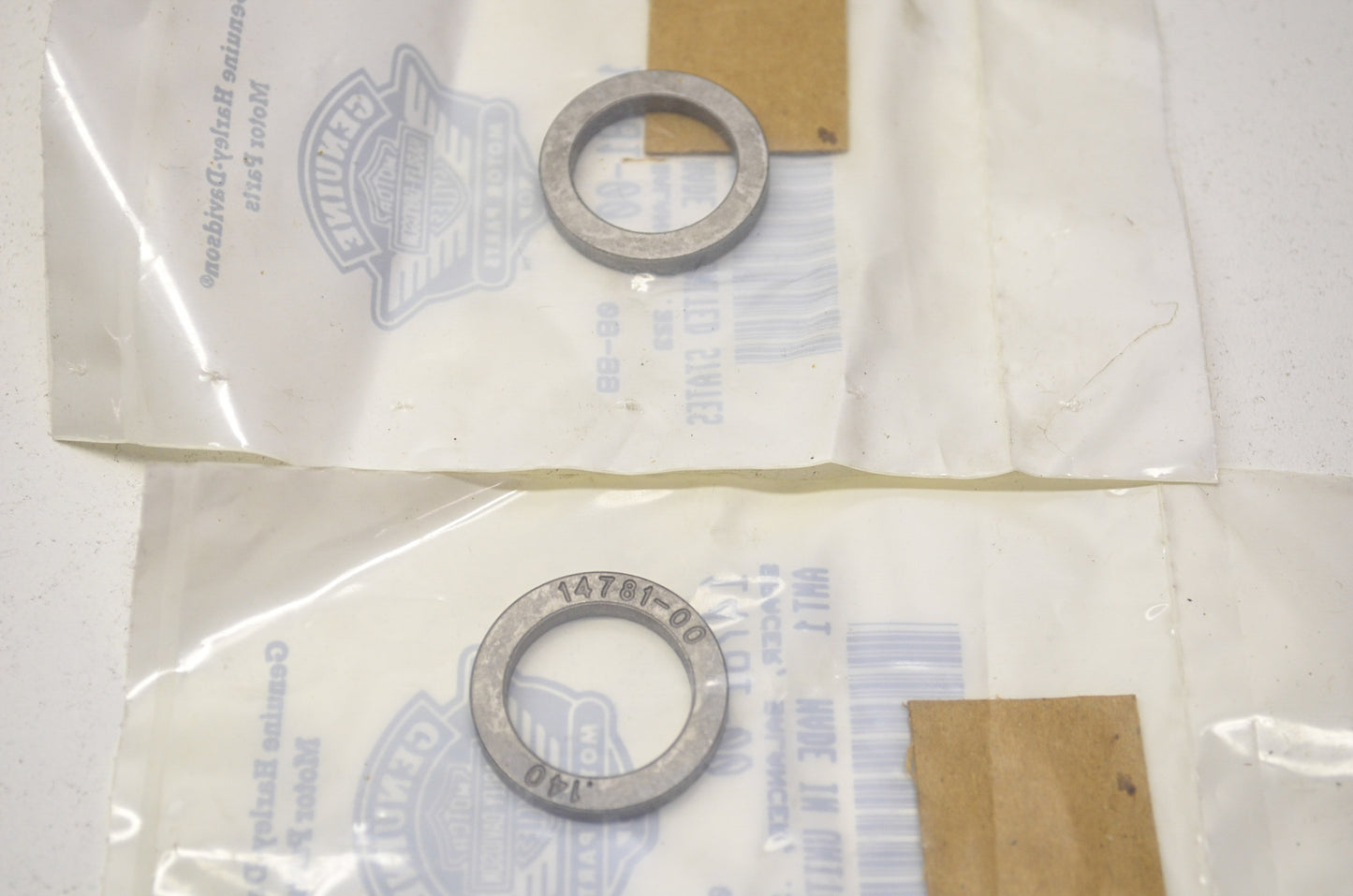 OEM Harley-Davidson 14781-00 Spacer .140 Qty 2 NOS